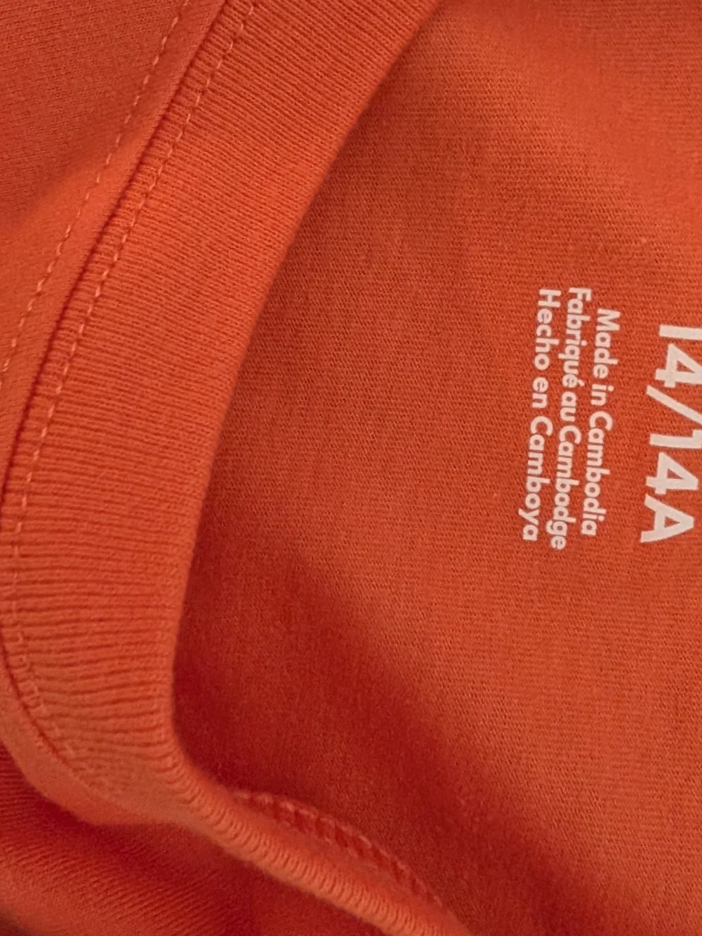 Carter's Bright Orange Jack-O'-Lantern Long Sleeve Tee